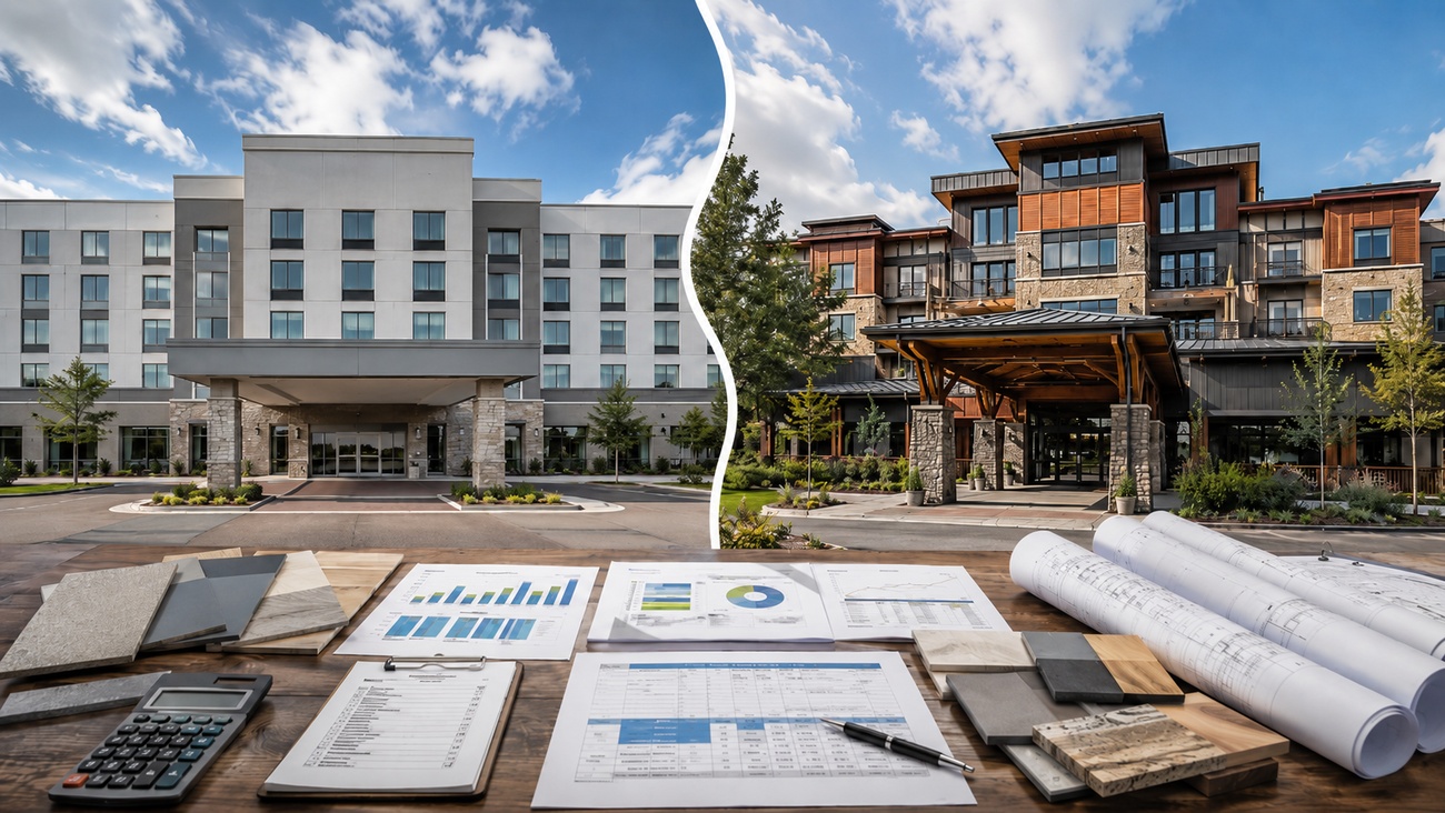 Branded vs. Independent Hotel Renovation Costs in 2026
